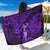 Hawaii Hula Girl Sarong Hibiscus Hawaii Tribal Tattoo Purple Version - Wonder Print Shop