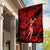 Hawaii Hula Girl Garden Flag Hibiscus Hawaii Tribal Tattoo Red Version - Wonder Print Shop