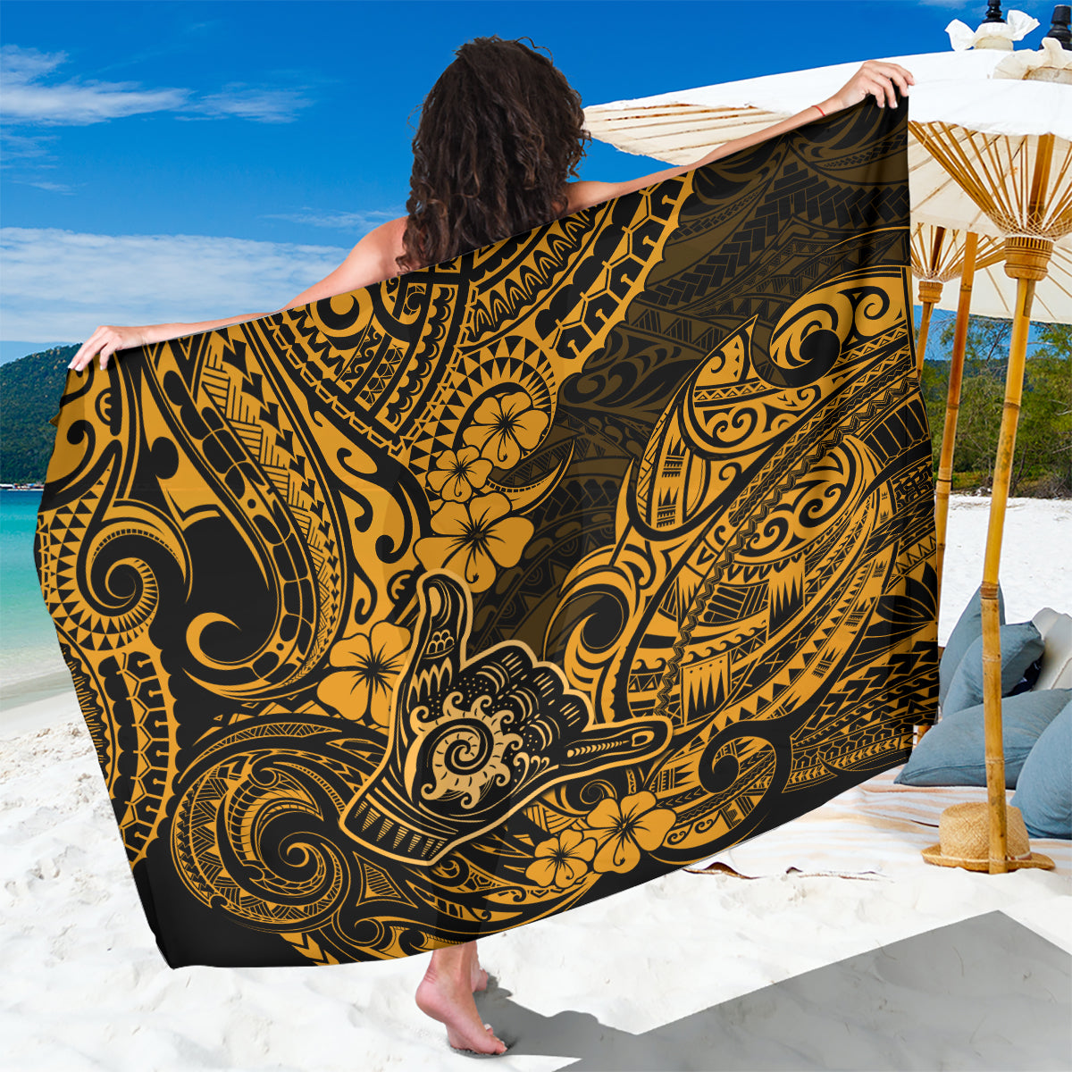 hawaii-shaka-sign-sarong-with-polynesian-hibiscus-gold-unique