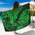 Hawaii Shaka Sign Sarong With Polynesian Hibiscus Green Unique - Wonder Print Shop