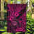 Hawaii Shaka Sign Garden Flag With Polynesian Hibiscus Pink Unique - Wonder Print Shop