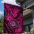 Hawaii Shaka Sign Garden Flag With Polynesian Hibiscus Pink Unique - Wonder Print Shop