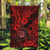 Hawaii Shaka Sign Garden Flag Polynesian Pattern Red Version - Wonder Print Shop