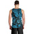 Hawaii Shaka Sign Men Tank Top Polynesian Pattern Sky Blue Version - Wonder Print Shop