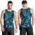 Hawaii Shaka Sign Men Tank Top Polynesian Pattern Sky Blue Version - Wonder Print Shop