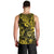 Hawaii Shaka Sign Men Tank Top Polynesian Pattern Yellow Version - Wonder Print Shop