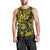 Hawaii Shaka Sign Men Tank Top Polynesian Pattern Yellow Version - Wonder Print Shop