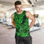 Hawaii Shark Men Tank Top Polynesian Pattern Green Version - Wonder Print Shop