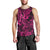 Hawaii Shark Men Tank Top Polynesian Pattern Pink Version - Wonder Print Shop