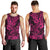 Hawaii Shark Men Tank Top Polynesian Pattern Pink Version - Wonder Print Shop