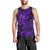 Hawaii Shark Men Tank Top Polynesian Pattern Purple Version - Wonder Print Shop