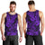 Hawaii Shark Men Tank Top Polynesian Pattern Purple Version - Wonder Print Shop