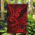 Hawaii Shark Garden Flag Polynesian Pattern Red Version - Wonder Print Shop