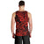 Hawaii Shark Men Tank Top Polynesian Pattern Red Version - Wonder Print Shop