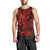 Hawaii Shark Men Tank Top Polynesian Pattern Red Version - Wonder Print Shop