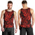 Hawaii Shark Men Tank Top Polynesian Pattern Red Version - Wonder Print Shop