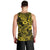 Hawaii Shark Men Tank Top Polynesian Pattern Yellow Version - Wonder Print Shop