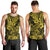 Hawaii Shark Men Tank Top Polynesian Pattern Yellow Version - Wonder Print Shop