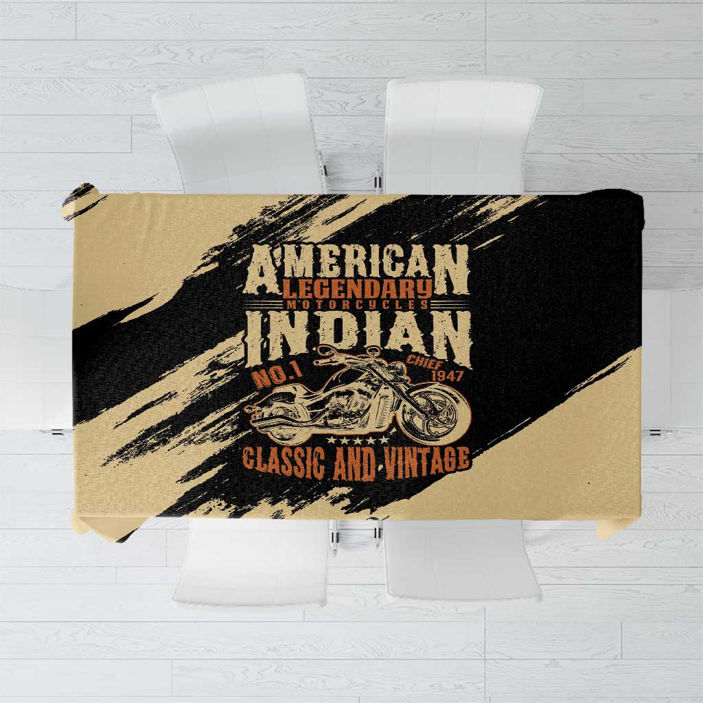 American Legendary Motorcycles Indian Chief 1947 Tablecloth Classic and Vintage - Wonder Print Shop
