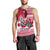 Georgia Christmas Men Tank Top Santa Claus Riding Motorcycle With Gray Squirrel - Wonder Print Shop