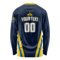 Custom Chattogram Cricket Royals Long Sleeve Shirt Passion Power Purpose - Wonder Print Shop