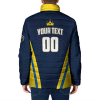 Custom Chattogram Cricket Royals Padded Jacket Passion Power Purpose - Wonder Print Shop