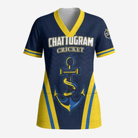 Custom Chattogram Cricket Royals Scrub Top Passion Power Purpose - Wonder Print Shop