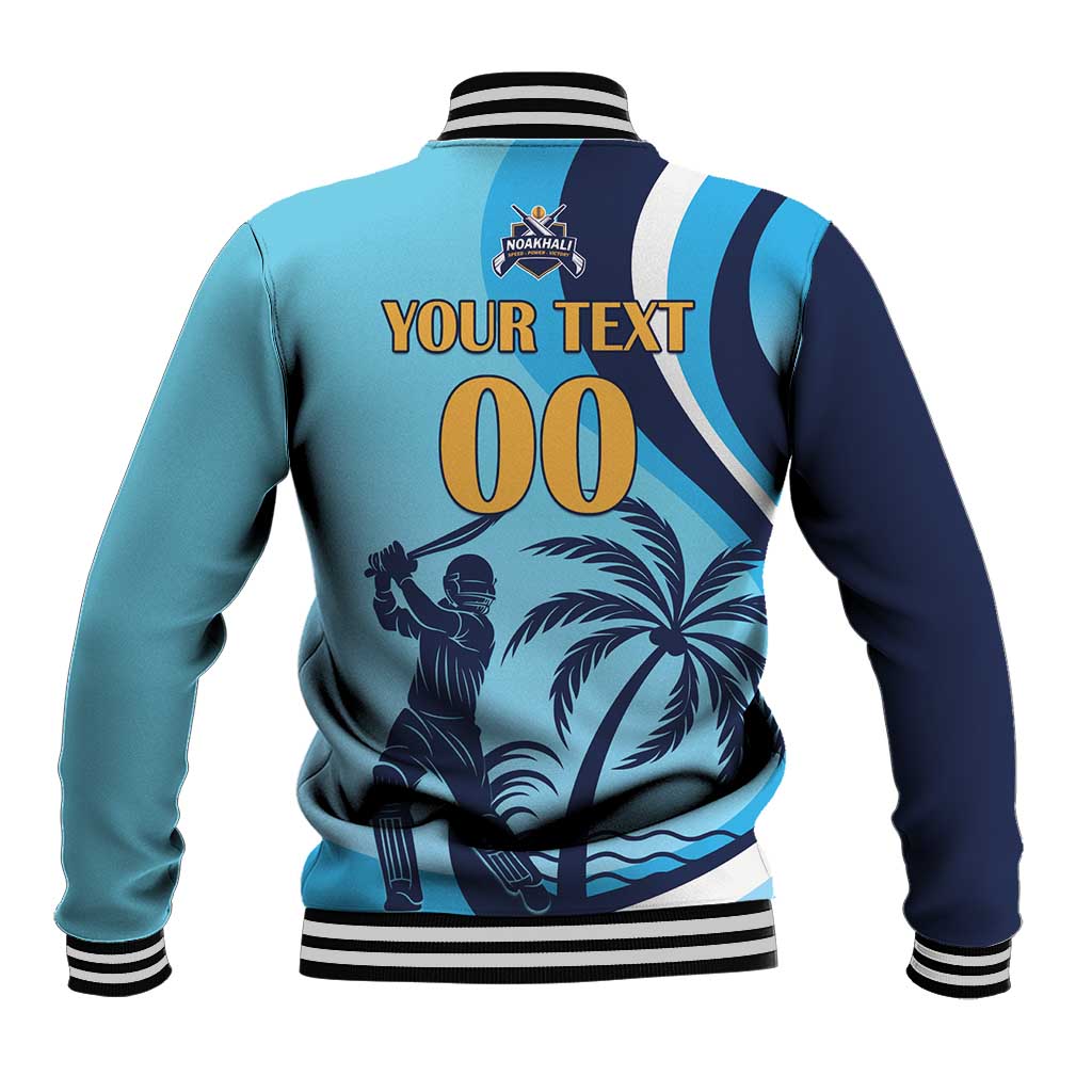 Custom Noakhali Cricket Express Baseball Jacket Speed Power Victory - Wonder Print Shop