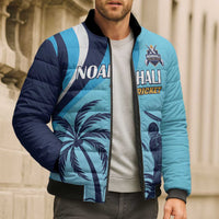 Custom Noakhali Cricket Express Bomber Puffer Jacket Speed Power Victory - Wonder Print Shop