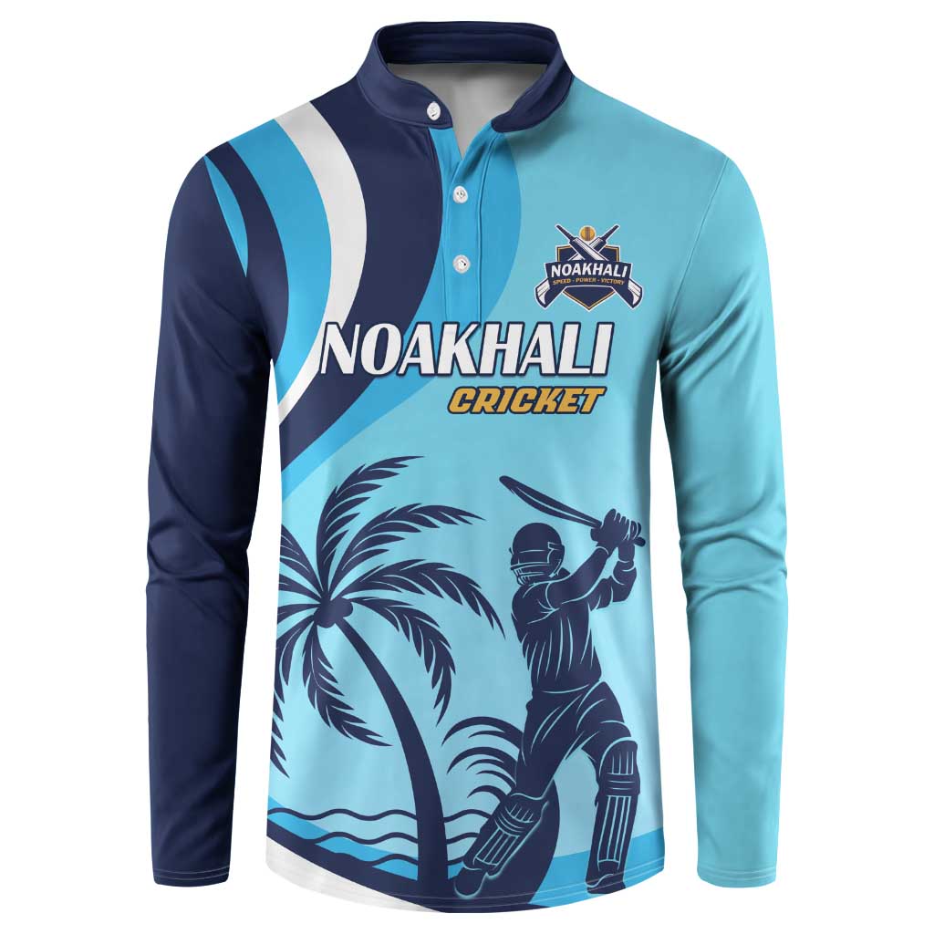 Custom Noakhali Cricket Express Button Sweatshirt Speed Power Victory - Wonder Print Shop