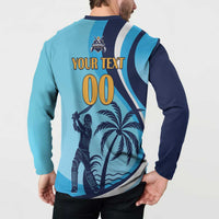 Custom Noakhali Cricket Express Button Sweatshirt Speed Power Victory - Wonder Print Shop