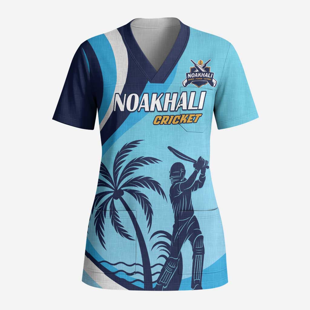 Custom Noakhali Cricket Express Scrub Top Speed Power Victory - Wonder Print Shop