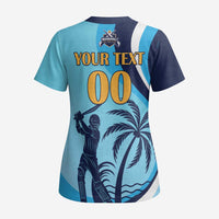 Custom Noakhali Cricket Express Scrub Top Speed Power Victory - Wonder Print Shop