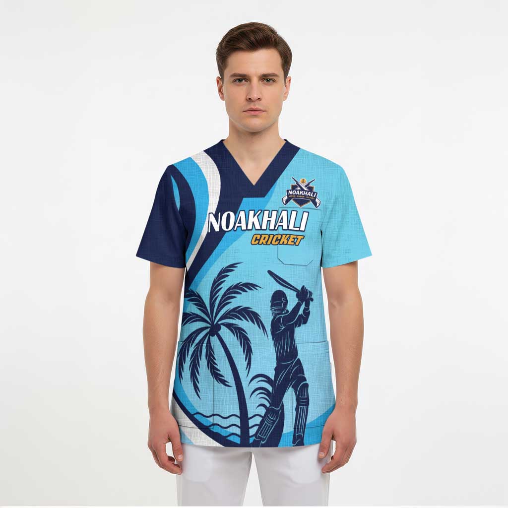 Custom Noakhali Cricket Express Scrub Top Speed Power Victory - Wonder Print Shop