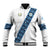 Custom Guatemala Football Baseball Jacket La Azul y Blanco Come On