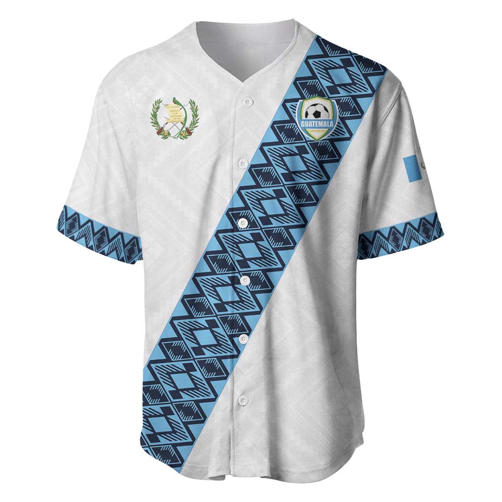 Custom Guatemala Football Baseball Jersey La Azul y Blanco Come On