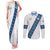 Custom Guatemala Football Couples Matching Tank Maxi Dress and Long Sleeve Button Shirt La Azul y Blanco Come On