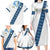 Custom Guatemala Football Family Matching Long Sleeve Bodycon Dress and Hawaiian Shirt La Azul y Blanco Come On