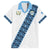 Custom Guatemala Football Family Matching Off The Shoulder Long Sleeve Dress and Hawaiian Shirt La Azul y Blanco Come On