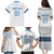 Custom Guatemala Football Family Matching Puletasi and Hawaiian Shirt La Azul y Blanco Come On