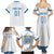 Custom Guatemala Football Family Matching Summer Maxi Dress and Hawaiian Shirt La Azul y Blanco Come On