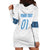 Custom Guatemala Football Hoodie Dress La Azul y Blanco Come On