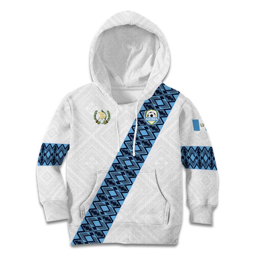 Custom Guatemala Football Kid Hoodie La Azul y Blanco Come On