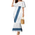 Custom Guatemala Football Mermaid Dress La Azul y Blanco Come On