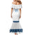 Custom Guatemala Football Mermaid Dress La Azul y Blanco Come On