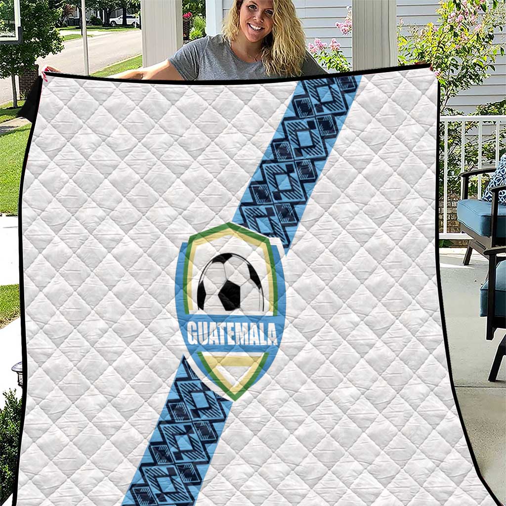 Guatemala Football Quilt La Azul y Blanco Come On