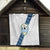 Guatemala Football Quilt La Azul y Blanco Come On