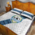 Guatemala Football Quilt Bed Set La Azul y Blanco Come On