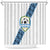 Guatemala Football Shower Curtain La Azul y Blanco Come On