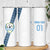 Custom Guatemala Football Skinny Tumbler La Azul y Blanco Come On